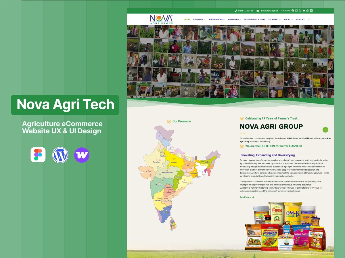 Nova Agri Group: design overview